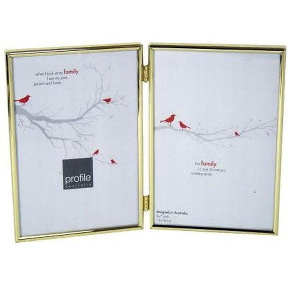 Profile Habitat Brass 5X7 (2) Vertical Frame - Jacobs Digital