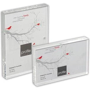 Profile newtown 2.5x3.5 Acrylic Frame Metal Photoframe - Jacobs Digital