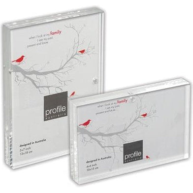 Profile newtown 4x6 Acrylic Frameacrylic Photoframes - Jacobs Digital
