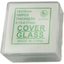 Amscope 100-Piece Blank Glass Slides w/ Glass Cover Slips & Wooden Slide Box