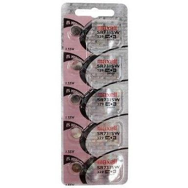Maxell Silver Oxide Sr731Sw Watch Battery Button Cell 5 Pack - Jacobs Digital