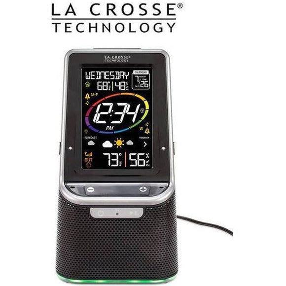 La Crosse Bluetooth Speaker Colour Weather Station