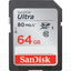 Sandisk Ultra SDXC 64GB C10 UHS-1 80Mb/s-Jacobs Photo and Digital