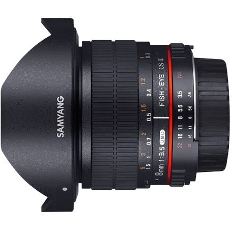 Samyang 8mm F3.5 As Umc Fisheye Csii Canondslr Lenses - Jacobs Digital