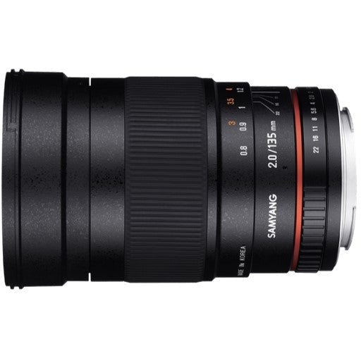 Samyang 135mm F2.0 Ed Umc Nikon F Manual Focus DSLR Lens - Jacobs Digital