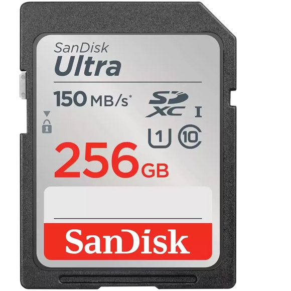 Sandisk Ultra Sdxc 256gb 150mb/s Uhs-i C10 Memory Card-Jacobs Digital