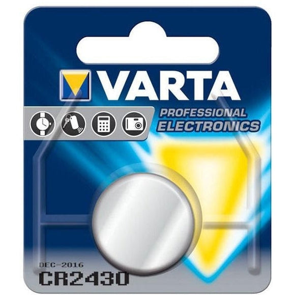 Varta Cr2430 3v Lithium Coin 1pk [Om10] Battery - Jacobs Digital