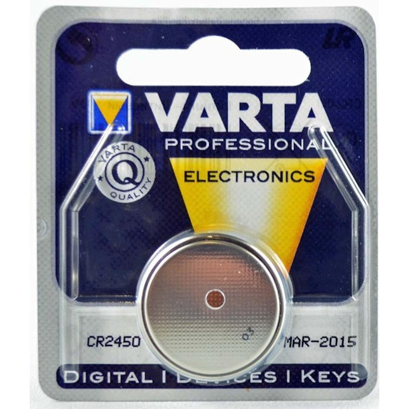 Varta Cr2450 3v Lithium Coin 1pk [Om10] Battery - Jacobs Digital