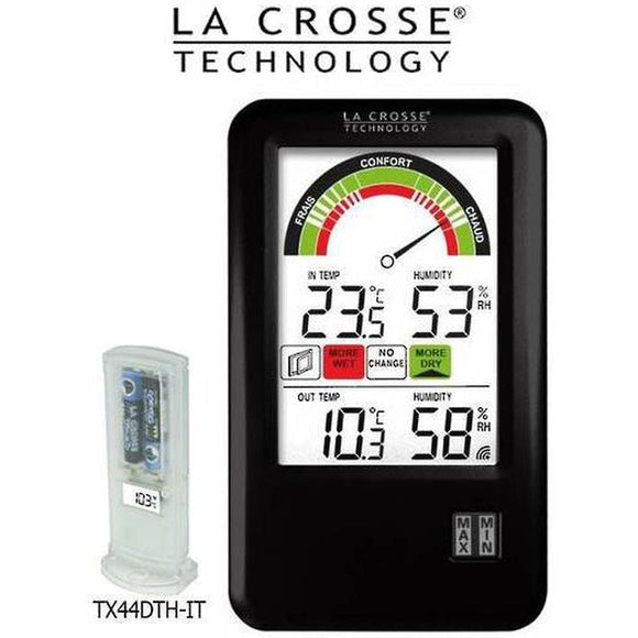 La Crosse Station with Humidity Comfort Level