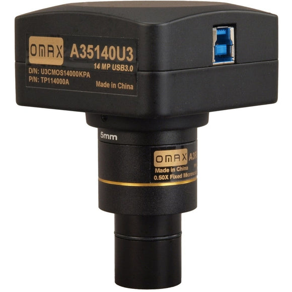 OMAX 14.0MP USB3.0 Camera for Microscope with Calibration Slide