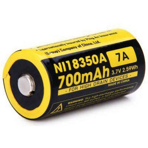 Nitecore Rechargeable Battery Button Top - Jacobs Digital