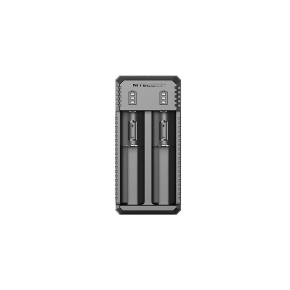Nitecore Ui2 Dual-slot Usb Charger, For 18650, 21700, 18350, 20700 Batteries - Jacobs Digital