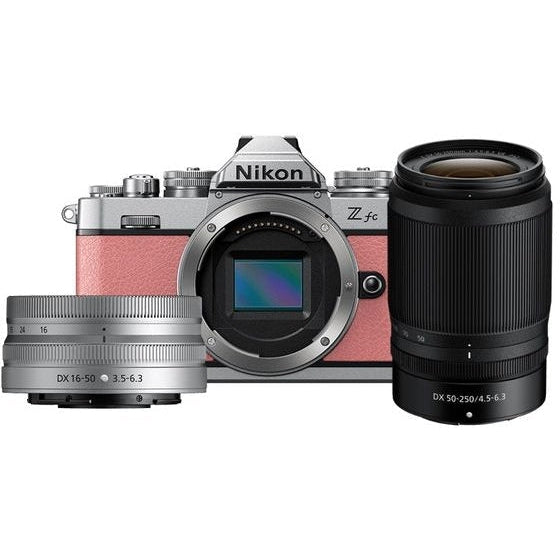 Nikon Z Fc Coral Pink Nikkor 16-50mm Vr Mirrorless Camera