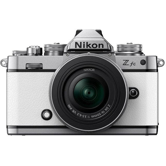 Nikon Z Fc White With Nikkor Dx 16-50m Mirrorless Camera