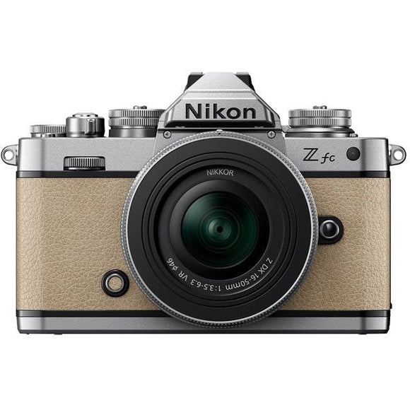 Nikon Z Fc Sand Beige With Nikkor Dx 1 Mirrorless Camera