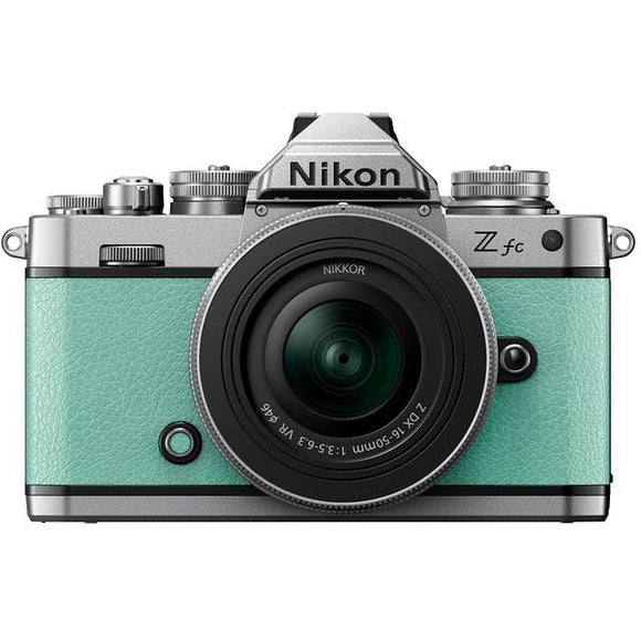 Nikon Z Fc Mint Green With Nikkor Dx 1 Mirrorless Camera - Jacobs Digital