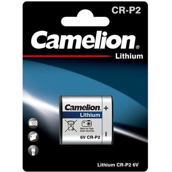 CAMELION CR-P2 LITHIUM BATTERY 1BP - Jacobs Digital