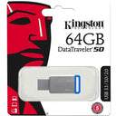 Kingston DataTraveler50 64GB - USB 3.0 Thumbdrive-Jacobs Photo and Digital