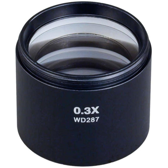 Omax 0.3X Auxiliary Objective Lens For Stereo Microscopes - Jacobs Digital