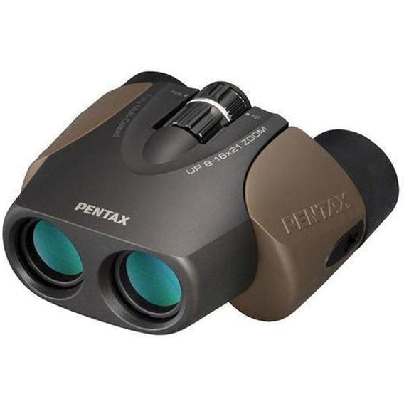 Pentax 8-16x21 U-Series UP Brown Binocular-Jacobs Photo and Digital