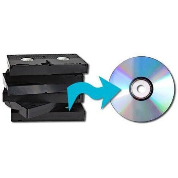 Tape to DVD (Up to 10)-Conversion-Jacobs Photo and Digital